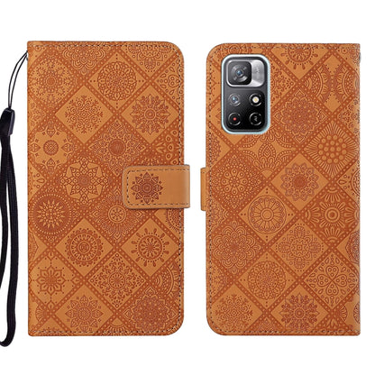 Ethnic Style Embossed Pattern Leather Phone Case, For Xiaomi Redmi Note 11, For Xiaomi Redmi Note 11 4G Global, For Xiaomi Redmi Note 11 Pro