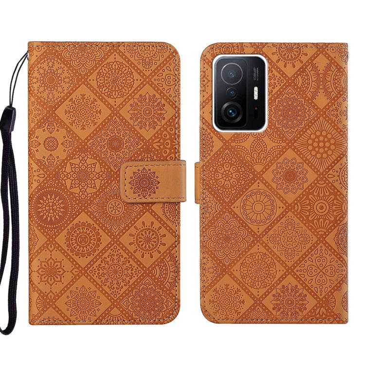 Ethnic Style Embossed Pattern Leather Phone Case, For Xiaomi Mi 11T