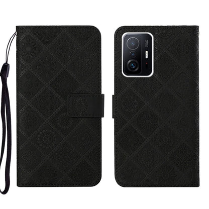 Ethnic Style Embossed Pattern Leather Phone Case, For Xiaomi Mi 11T