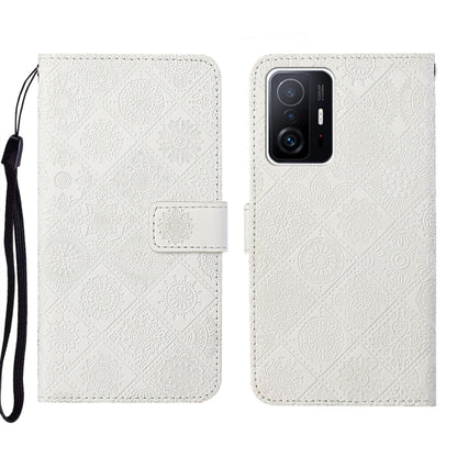 Ethnic Style Embossed Pattern Leather Phone Case, For Xiaomi Mi 11T