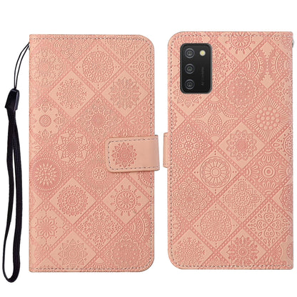 Ethnic Style Embossed Pattern Leather Phone Case, For OPPO A94 4G, For Samsung Galaxy A03s 164mm, For Samsung Galaxy A13 4G