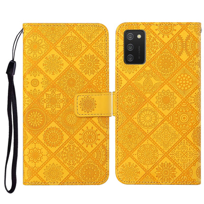 Ethnic Style Embossed Pattern Leather Phone Case, For OPPO A94 4G, For Samsung Galaxy A03s 164mm, For Samsung Galaxy A13 4G