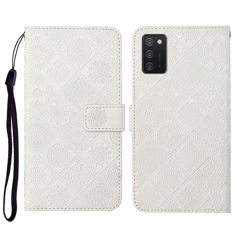 Ethnic Style Embossed Pattern Leather Phone Case, For OPPO A94 4G, For Samsung Galaxy A03s 164mm, For Samsung Galaxy A13 4G