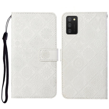 Ethnic Style Embossed Pattern Leather Phone Case, For OPPO A94 4G, For Samsung Galaxy A03s 164mm, For Samsung Galaxy A13 4G