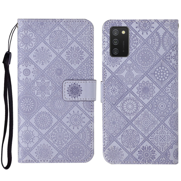 Ethnic Style Embossed Pattern Leather Phone Case, For OPPO A94 4G, For Samsung Galaxy A03s 164mm, For Samsung Galaxy A13 4G