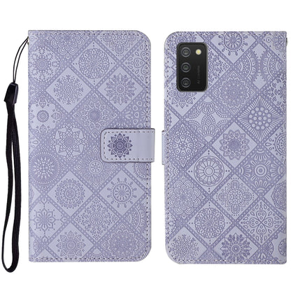 Ethnic Style Embossed Pattern Leather Phone Case, For OPPO A94 4G, For Samsung Galaxy A03s 164mm, For Samsung Galaxy A13 4G