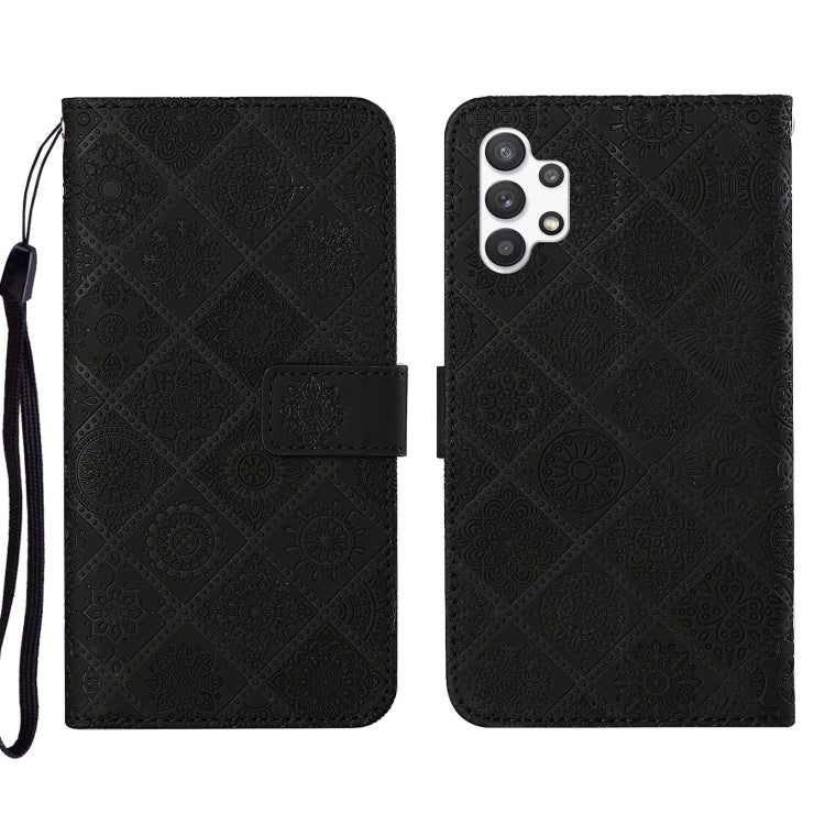 Ethnic Style Embossed Pattern Leather Phone Case, For OPPO A94 4G, For Samsung Galaxy A03s 164mm, For Samsung Galaxy A13 4G