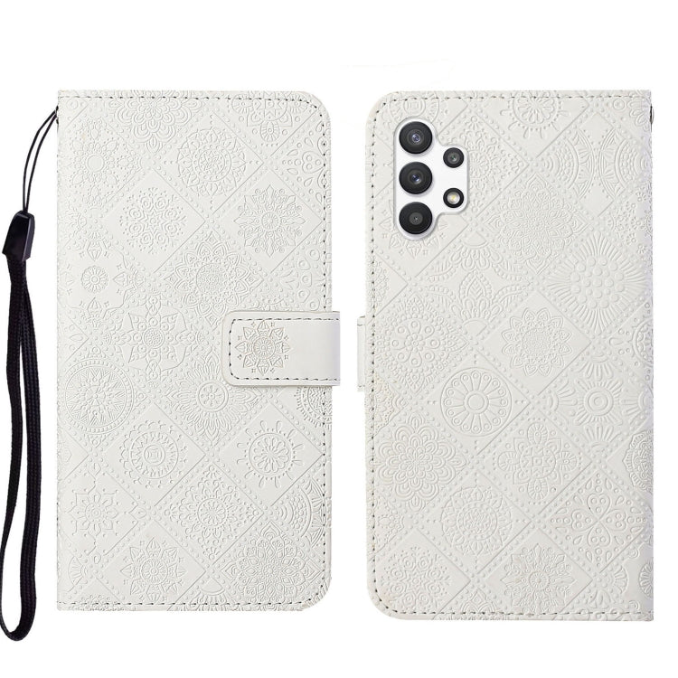 Ethnic Style Embossed Pattern Leather Phone Case, For OPPO A94 4G, For Samsung Galaxy A03s 164mm, For Samsung Galaxy A13 4G