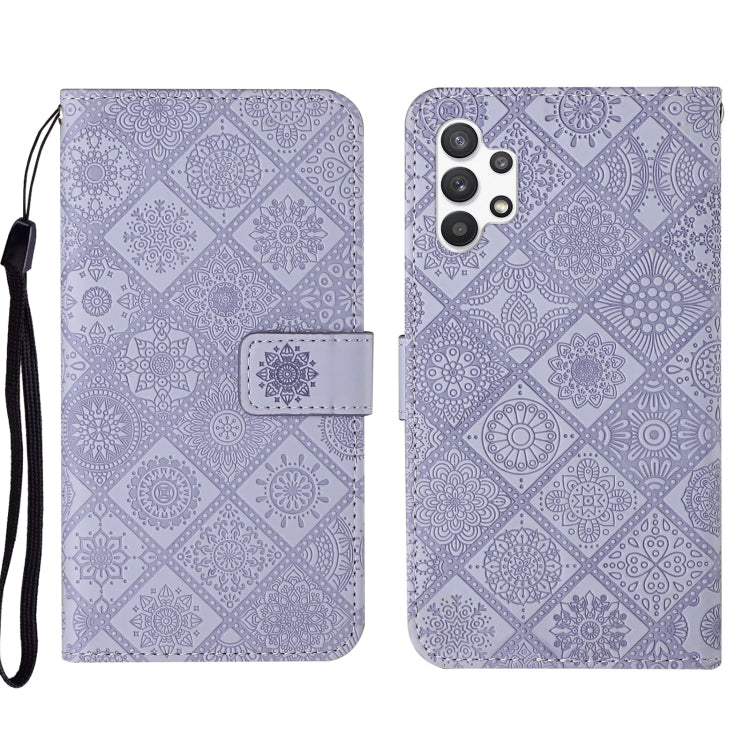 Ethnic Style Embossed Pattern Leather Phone Case, For OPPO A94 4G, For Samsung Galaxy A03s 164mm, For Samsung Galaxy A13 4G