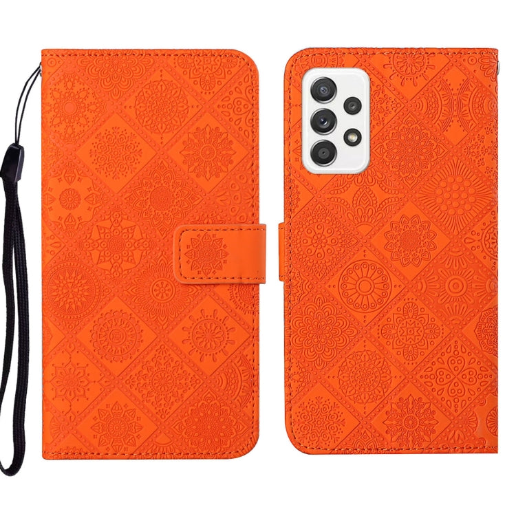 Ethnic Style Embossed Pattern Leather Phone Case, For Samsung Galaxy A33 5G, For Samsung Galaxy A52, For Samsung Galaxy A53