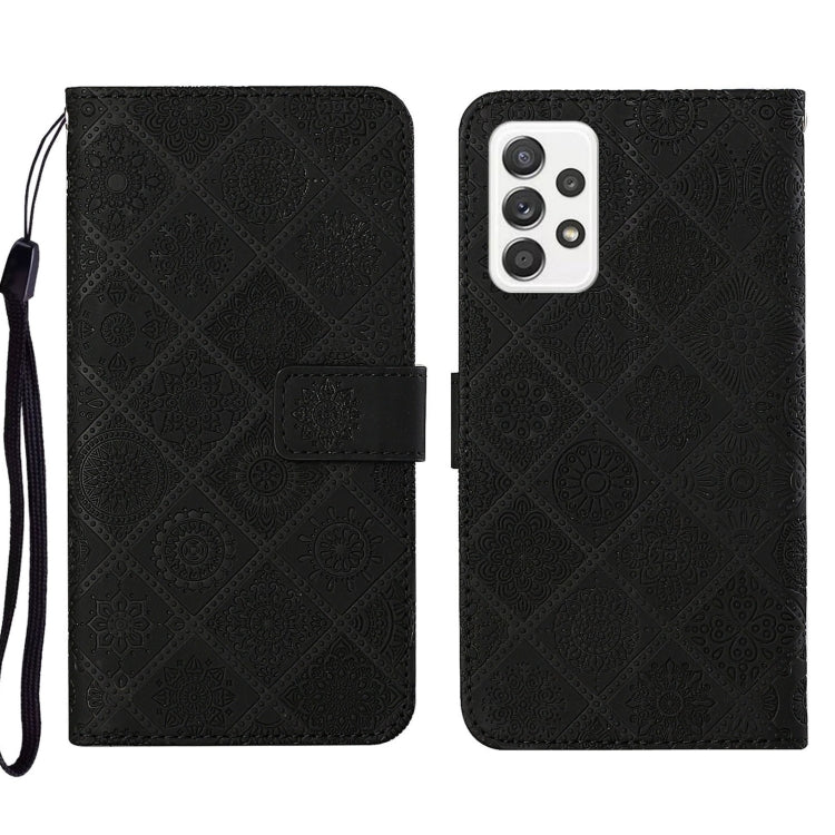Ethnic Style Embossed Pattern Leather Phone Case, For Samsung Galaxy A33 5G, For Samsung Galaxy A52, For Samsung Galaxy A53