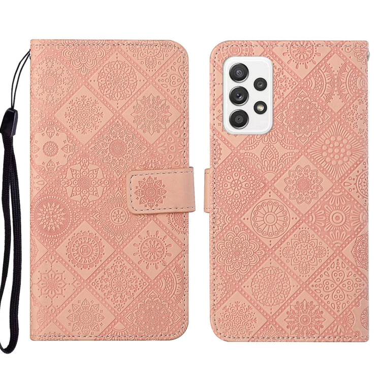 Ethnic Style Embossed Pattern Leather Phone Case, For Samsung Galaxy A33 5G, For Samsung Galaxy A52, For Samsung Galaxy A53