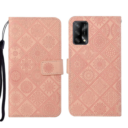Ethnic Style Embossed Pattern Leather Phone Case, For OPPO A54, For OPPO A74 4G, For OPPO A74 5G