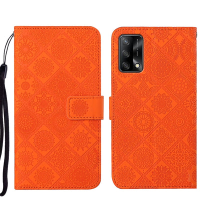 Ethnic Style Embossed Pattern Leather Phone Case, For OPPO A54, For OPPO A74 4G, For OPPO A74 5G