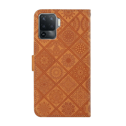 Ethnic Style Embossed Pattern Leather Phone Case, For OPPO A94 4G, For Samsung Galaxy A03s 164mm, For Samsung Galaxy A13 4G