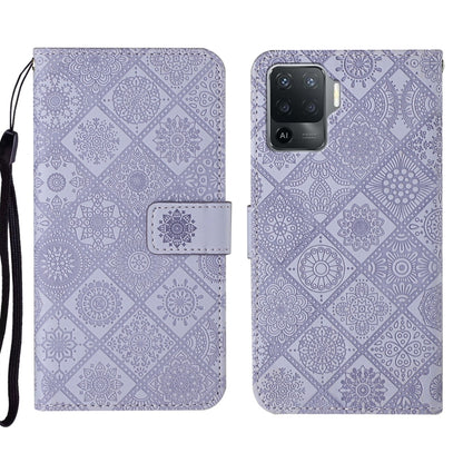 Ethnic Style Embossed Pattern Leather Phone Case, For OPPO A94 4G, For Samsung Galaxy A03s 164mm, For Samsung Galaxy A13 4G