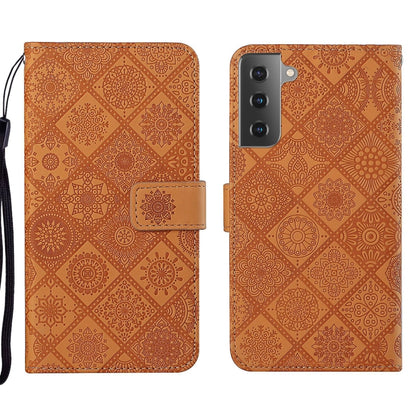 Ethnic Style Embossed Pattern Leather Phone Case, For Samsung Galaxy A73 5G, For Samsung Galaxy S22+ 5G, For Samsung Galaxy S22 Ultra 5G