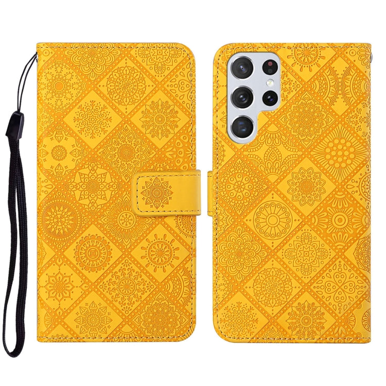 Ethnic Style Embossed Pattern Leather Phone Case, For Samsung Galaxy A73 5G, For Samsung Galaxy S22+ 5G, For Samsung Galaxy S22 Ultra 5G