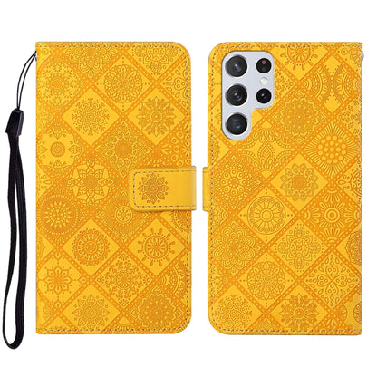 Ethnic Style Embossed Pattern Leather Phone Case, For Samsung Galaxy A73 5G, For Samsung Galaxy S22+ 5G, For Samsung Galaxy S22 Ultra 5G