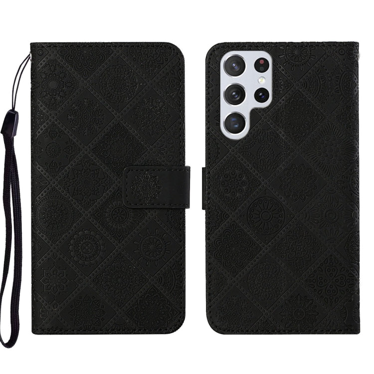 Ethnic Style Embossed Pattern Leather Phone Case, For Samsung Galaxy A73 5G, For Samsung Galaxy S22+ 5G, For Samsung Galaxy S22 Ultra 5G