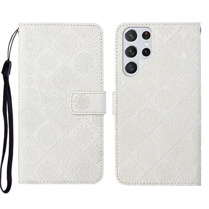 Ethnic Style Embossed Pattern Leather Phone Case, For Samsung Galaxy A73 5G, For Samsung Galaxy S22+ 5G, For Samsung Galaxy S22 Ultra 5G