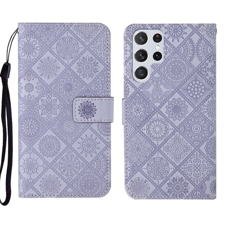 Ethnic Style Embossed Pattern Leather Phone Case, For Samsung Galaxy A73 5G, For Samsung Galaxy S22+ 5G, For Samsung Galaxy S22 Ultra 5G