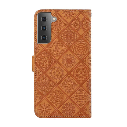 Ethnic Style Embossed Pattern Leather Phone Case, For Samsung Galaxy S22 5G