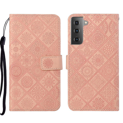 Ethnic Style Embossed Pattern Leather Phone Case, For Samsung Galaxy S22 5G