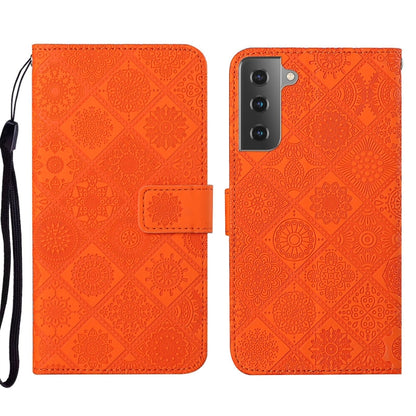 Ethnic Style Embossed Pattern Leather Phone Case, For Samsung Galaxy S22 5G