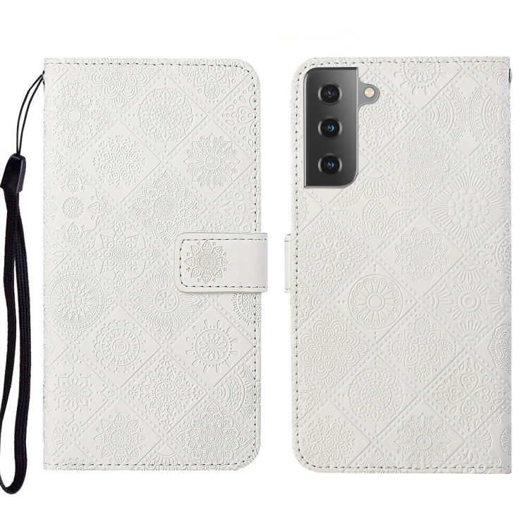 Ethnic Style Embossed Pattern Leather Phone Case, For Samsung Galaxy S22 5G
