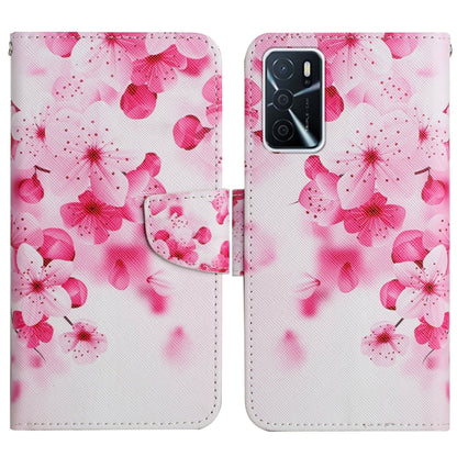 Painted Pattern Flip Leather Phone Case, For OPPO A16