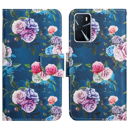 Painted Pattern Flip Leather Phone Case, For OPPO A16