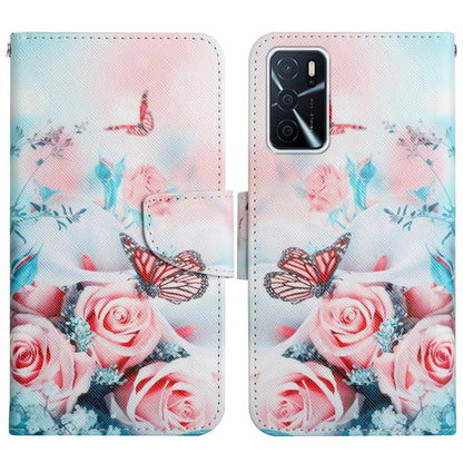 Painted Pattern Flip Leather Phone Case, For OPPO A16