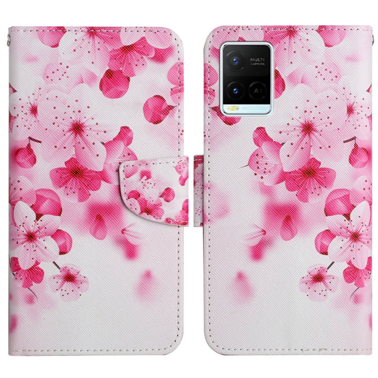 Painted Pattern Flip Leather Phone Case, For vivo Y21 / Y21S / Y33S