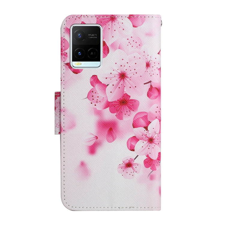 Painted Pattern Flip Leather Phone Case, For vivo Y21 / Y21S / Y33S