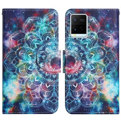 Painted Pattern Flip Leather Phone Case, For vivo Y21 / Y21S / Y33S