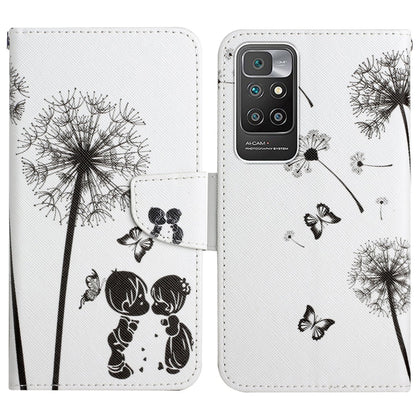 Painted Pattern Flip Leather Phone Case, For Xiaomi Redmi 10
