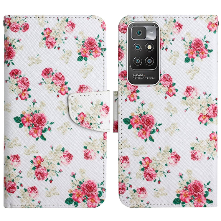 Painted Pattern Flip Leather Phone Case, For Xiaomi Redmi 10