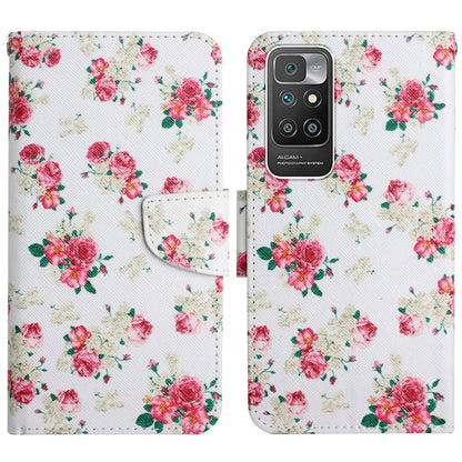 Painted Pattern Flip Leather Phone Case, For Xiaomi Redmi 10