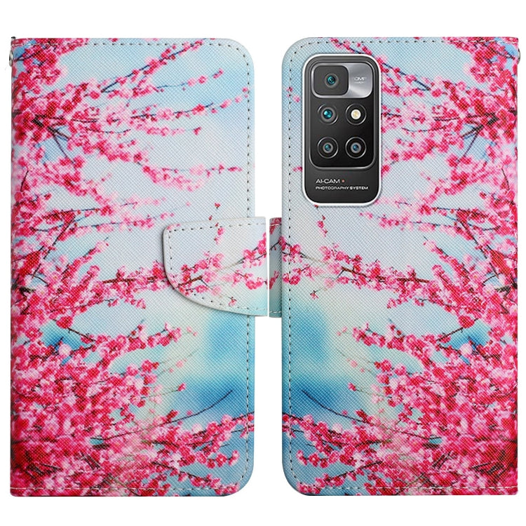Painted Pattern Flip Leather Phone Case, For Xiaomi Redmi 10