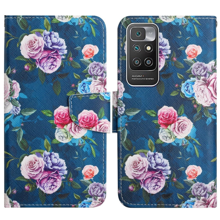 Painted Pattern Flip Leather Phone Case, For Xiaomi Redmi 10