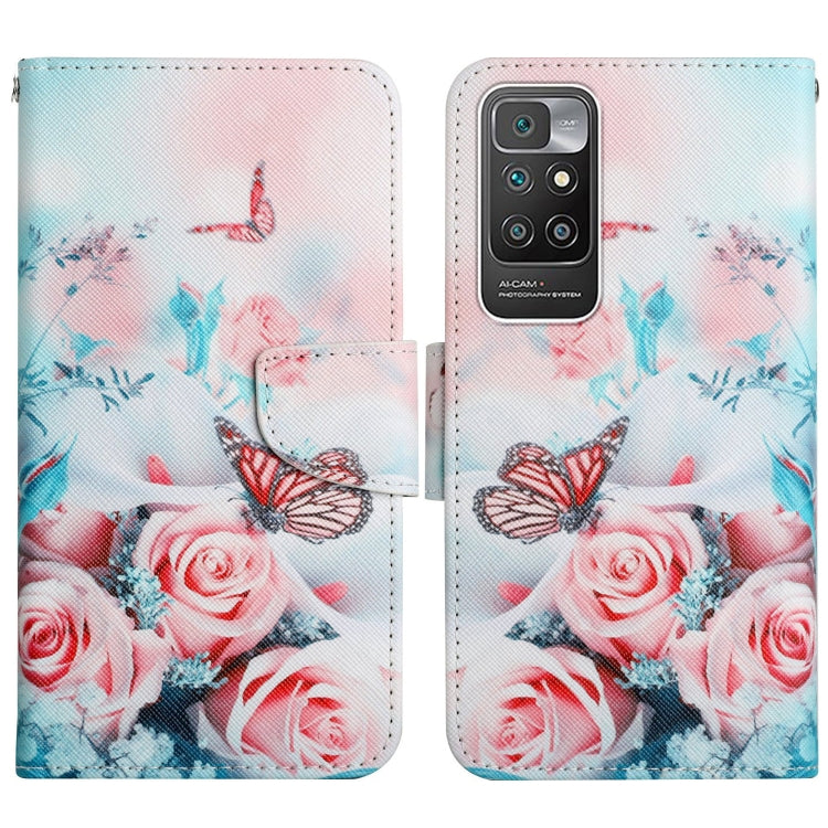 Painted Pattern Flip Leather Phone Case, For Xiaomi Redmi 10