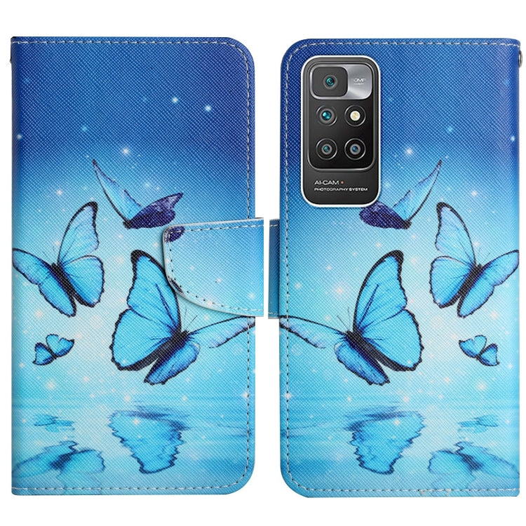 Painted Pattern Flip Leather Phone Case, For Xiaomi Redmi 10
