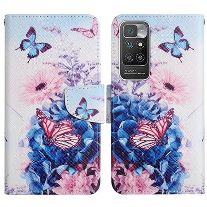 Painted Pattern Flip Leather Phone Case, For Xiaomi Redmi 10