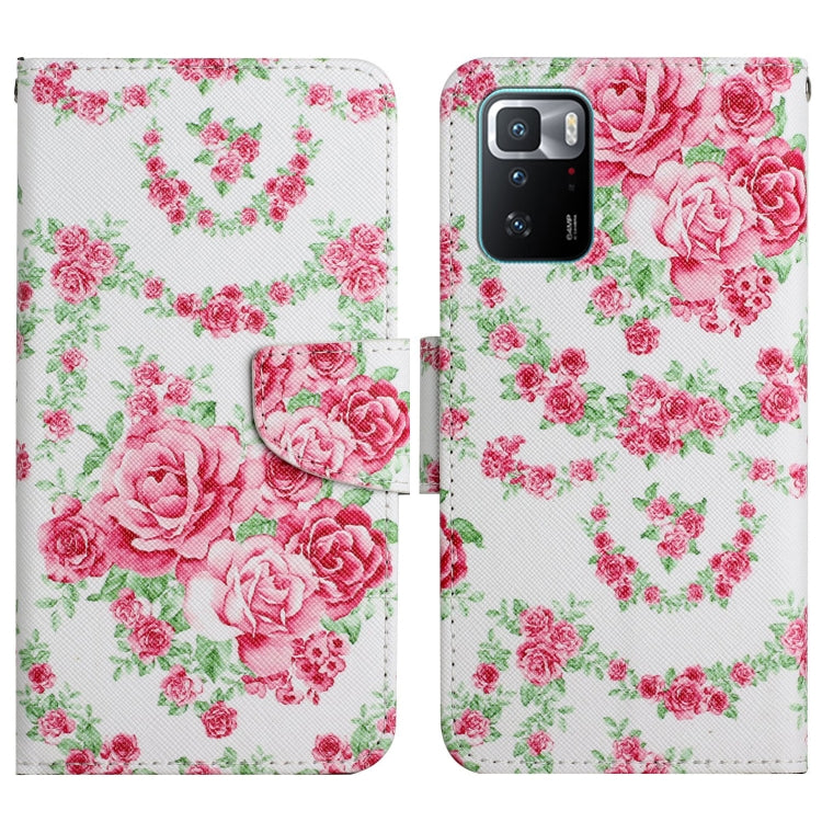 Painted Pattern Flip Leather Phone Case, For Xiaomi Redmi Note 10 Pro 5G