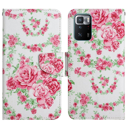 Painted Pattern Flip Leather Phone Case, For Xiaomi Redmi Note 10 Pro 5G