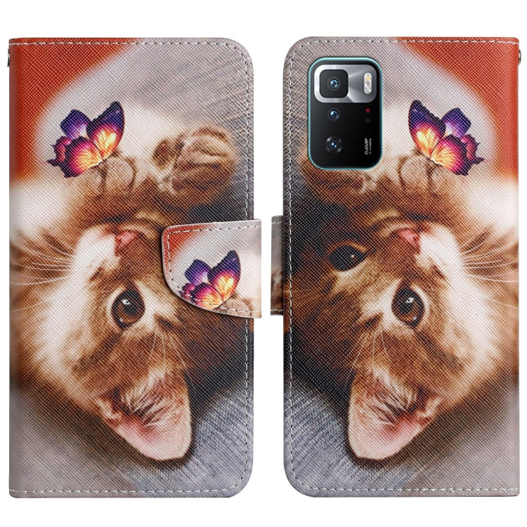 Painted Pattern Flip Leather Phone Case, For Xiaomi Redmi Note 10 Pro 5G