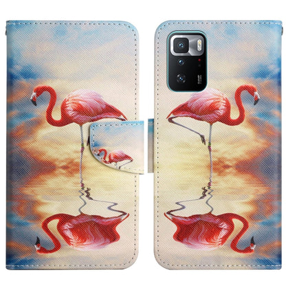 Painted Pattern Flip Leather Phone Case, For Xiaomi Redmi Note 10 Pro 5G