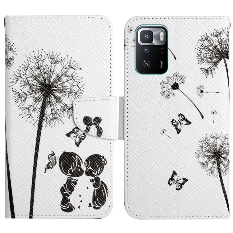 Painted Pattern Flip Leather Phone Case, For Xiaomi Redmi Note 10 Pro 5G