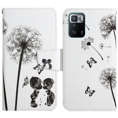 Painted Pattern Flip Leather Phone Case, For Xiaomi Redmi Note 10 Pro 5G